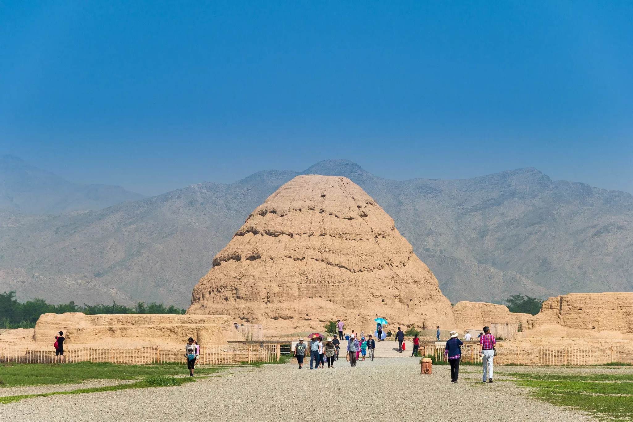 Western Xia tombs (Xixia Wangling) is a famous historic site in Yinchuan, Ningxia, China.
