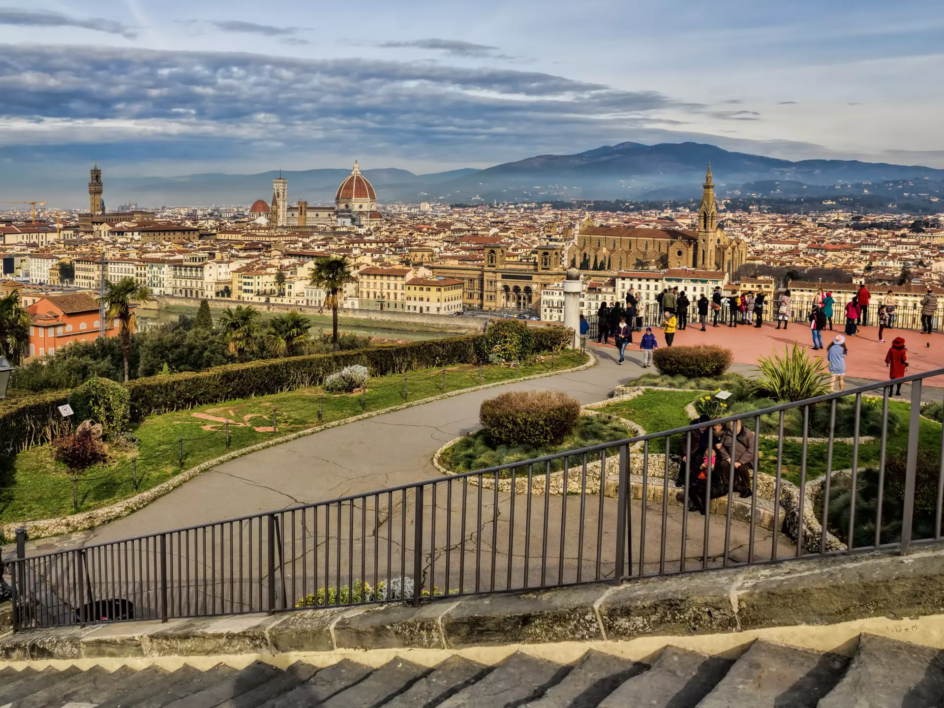 A panoramic view of Florence from Piazzale Michelangelo. ArTono/Shutterstock
