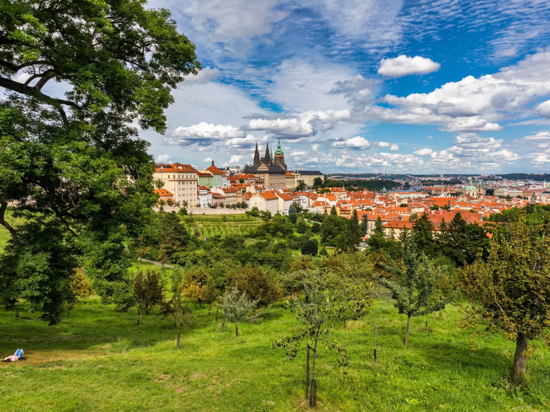 A view of Prague from Petřín in Malá Strana. DaLiu/Shutterstock