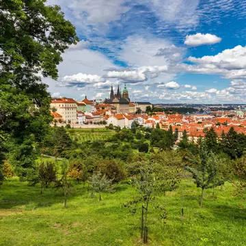 A view of Prague from Petřín in Malá Strana. DaLiu/Shutterstock
