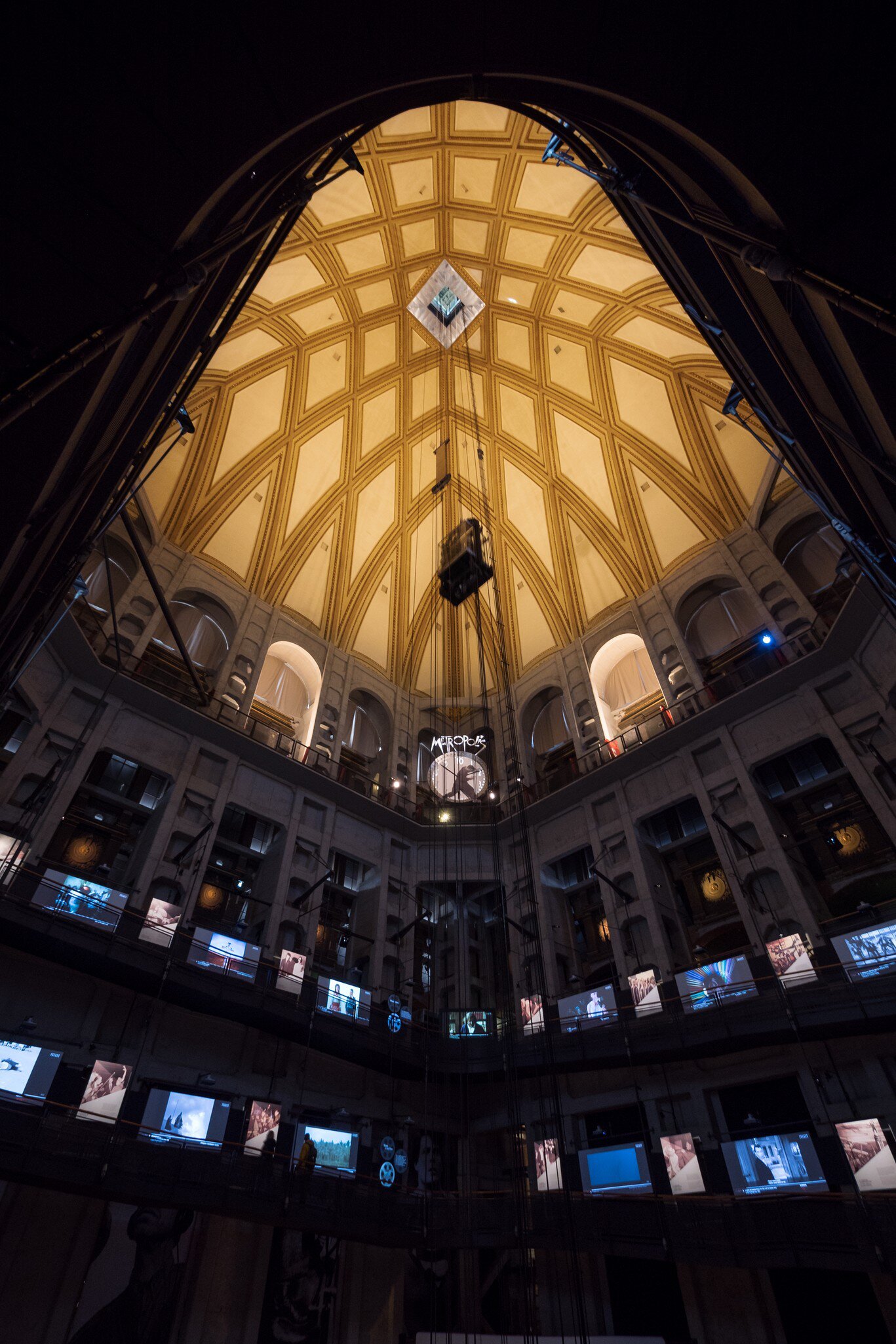 Interior view of the Museo del Cinema - International Movie Museum.