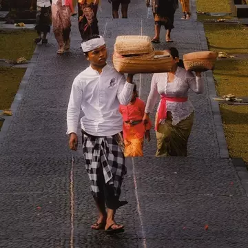Galungan Celebration at Penglipuran Village, Bali, Indonesia. Galungan is a Balinese holiday celebrating triumph of good over evil. Photographed on 4 January 2023., License Type: media, Download Time: 2026-02-27T00:02:12.000Z, User: Eointloughney87, Editorial: true, purchase_order: 56530 - Guidebooks, job: Global Publishing-WIP, client: Indonesia 15, other: Eoin T Loughney