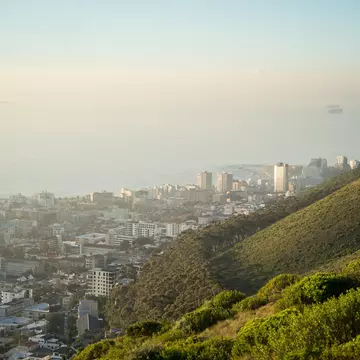 Vistas of Table Mountain, Lion's Head and Signal Hill in Cape Town, South Africa. Pier Nirandara for Lonely Planet