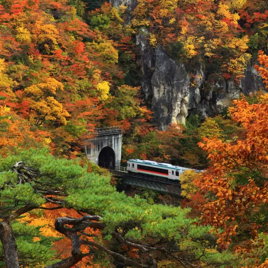 Naruko Gorge in autumn