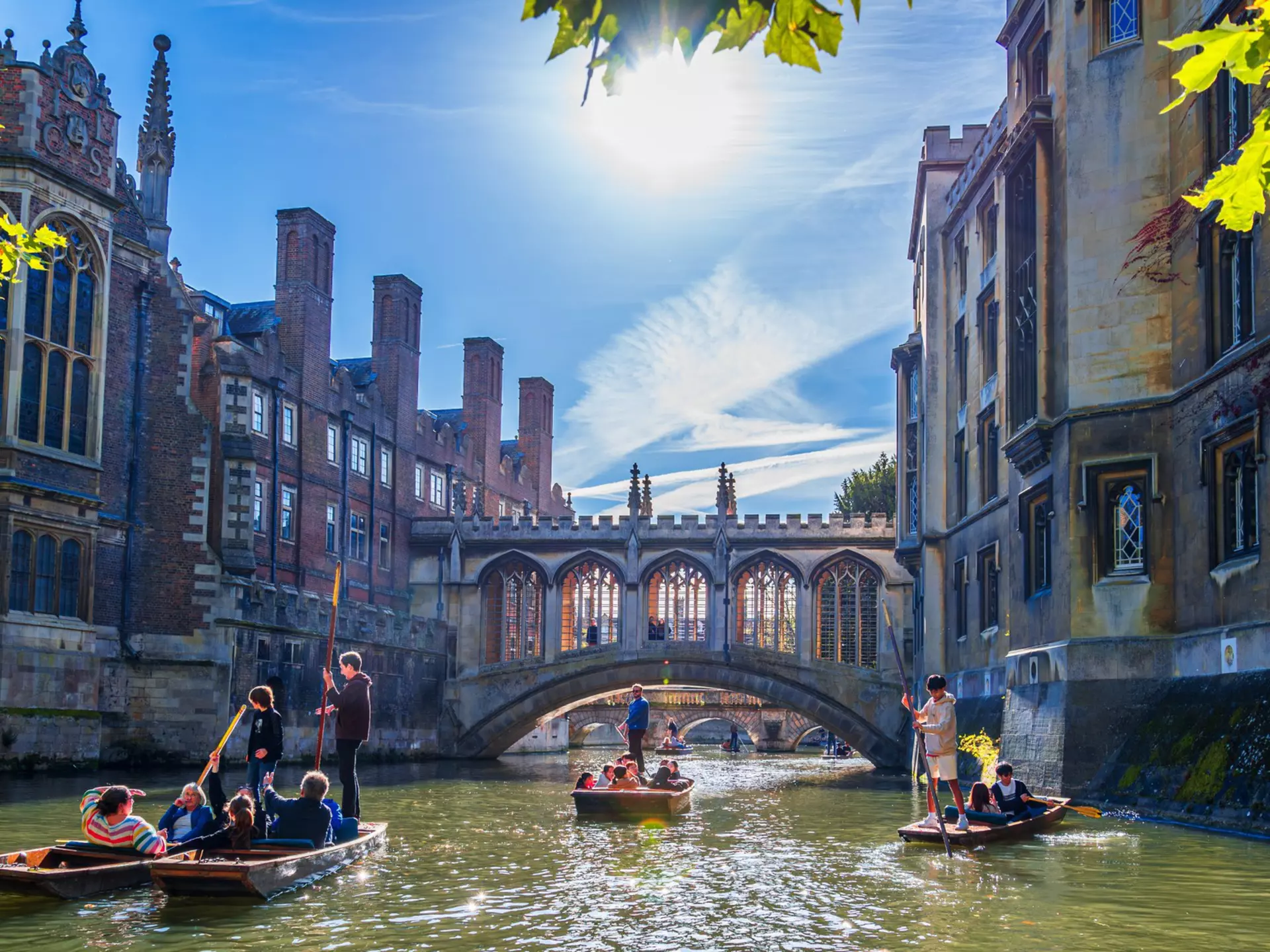 From exploring historic colleges to punting on the River Cam, there's plenty to keep you busy in Cambridge. Cristian M Balate/Shutterstock
