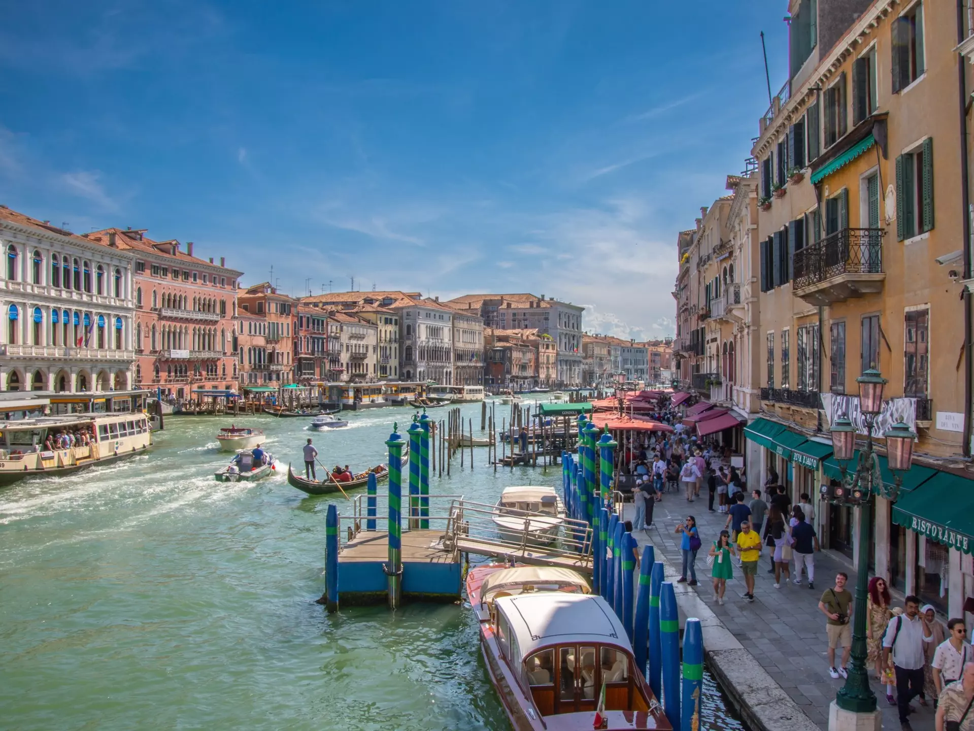 View of the architecture of the famous city of Venice in Italy