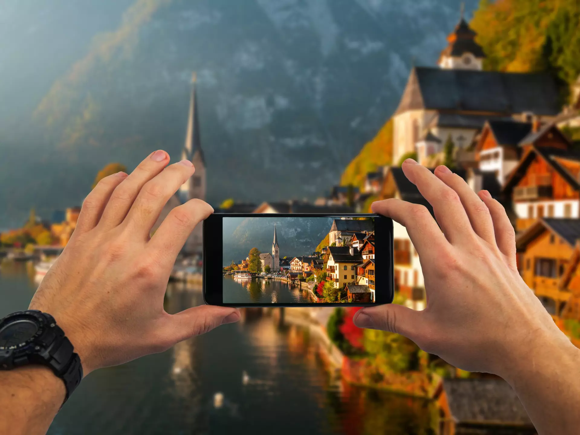The Austrian town of Hallstatt has become wildly popular with tourists – to locals’ dismay © 	Anton Petrus / Getty Images