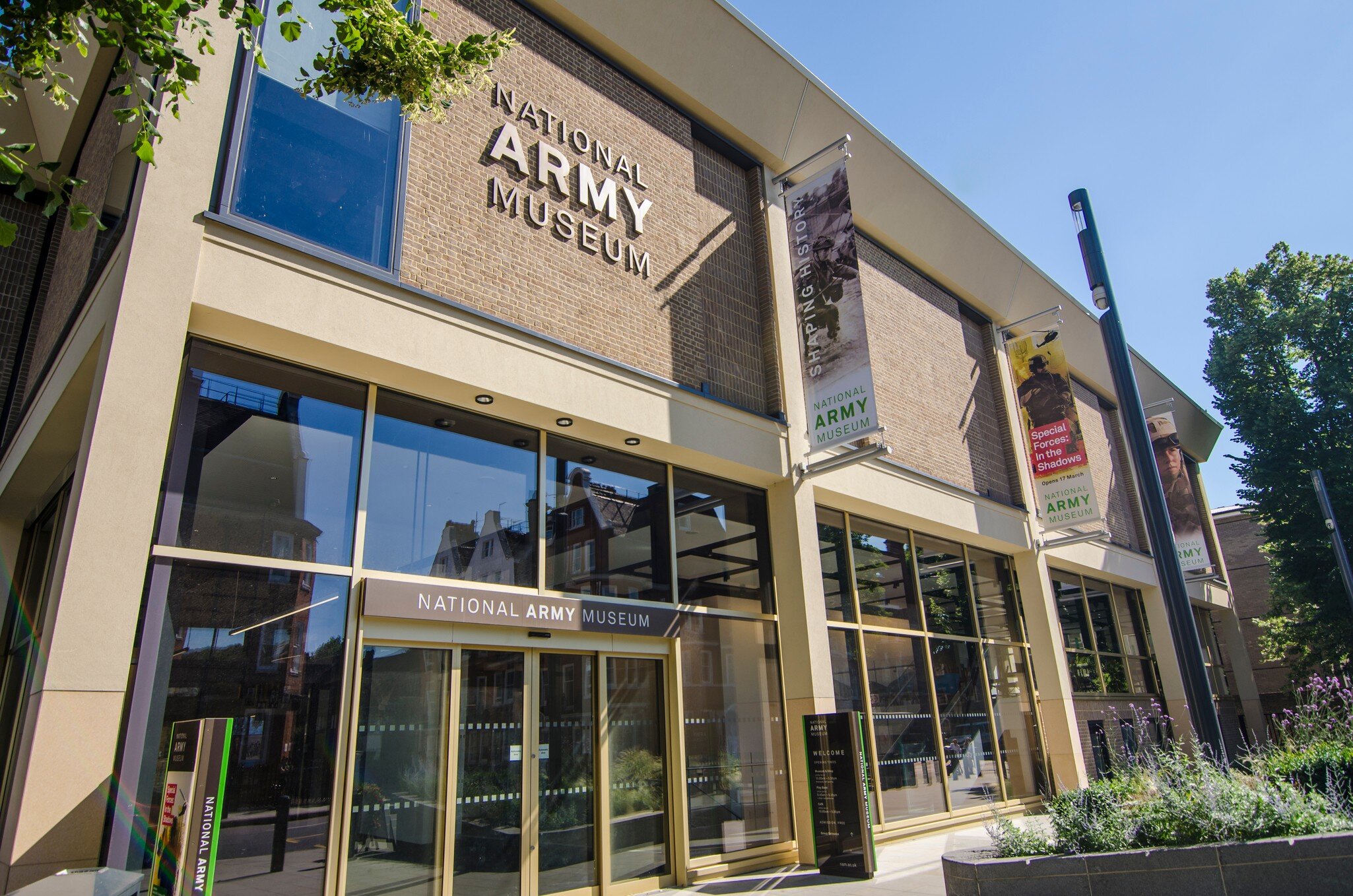 LONDON- JUNE, 2018: The National Army Museum in Chelsea, the British Army's central museum; Shutterstock ID 1120562270;