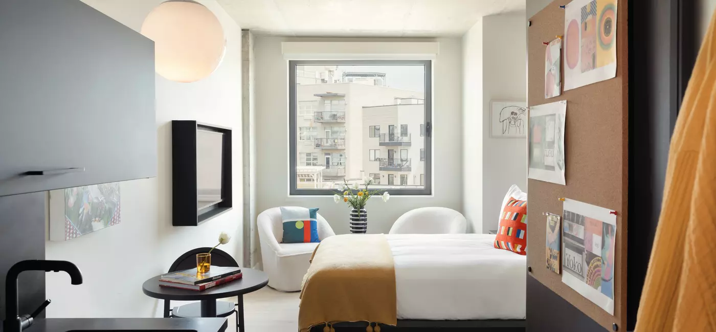 The Penny Williamsburg courtesy images
Rooms and rooftop bar
To be used in "The best budget-friendly hotels in NYC"