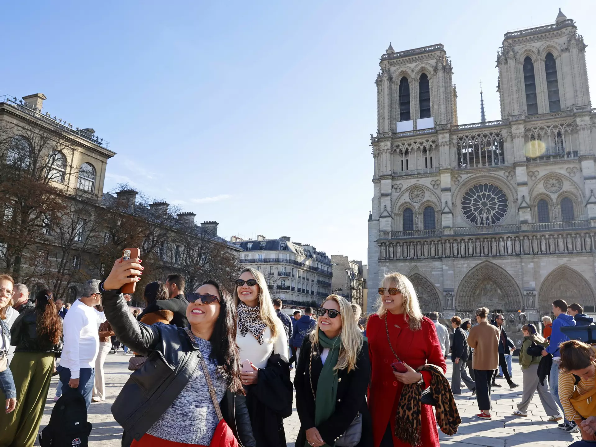 Notre Dame is preparing to officially resume services on December 8, 2024. Chesnot/Getty Images
