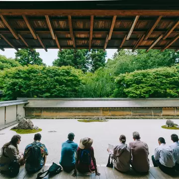 KYOTO, JAPAN. MAY 2024

Ryōan-ji Buddhist temple with zen rock garden.