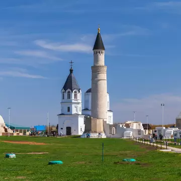 Bolgar, Russia - May 9, 2022: Landscape of the Bolgar State Historical and Architectural Museum-Reserve. Spassky District, Republic of Tatarstan; Shutterstock ID 2157898947;