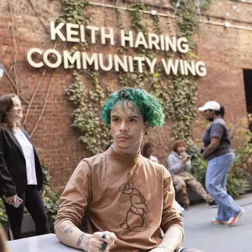 Outside the Keith Haring Community Wing of The Center in New York. The Center was the birthplace of several influential national LGBTIQ+ groups. Tamara Fleming Photography/courtesy of The Center