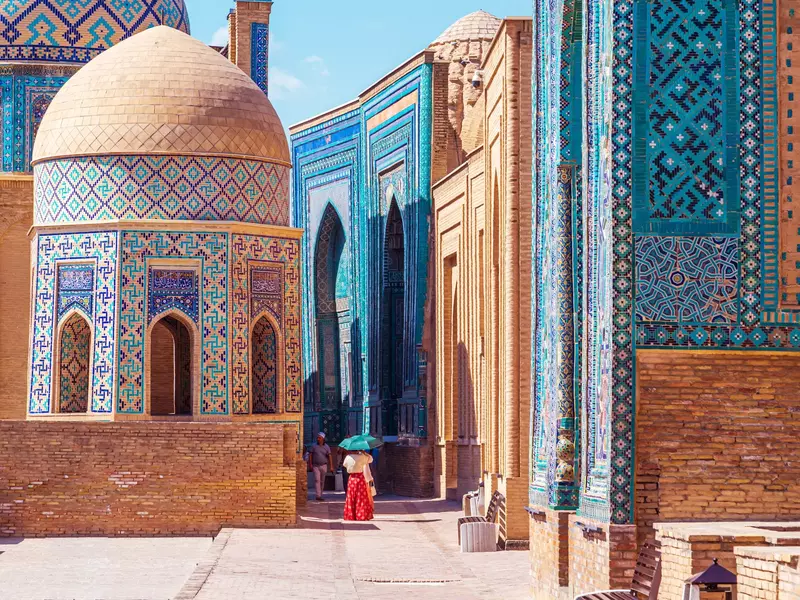 Samarkand is considered the crossroads of world cultures and has a history of over two and a half millennia. Lizavetta/Shutterstock