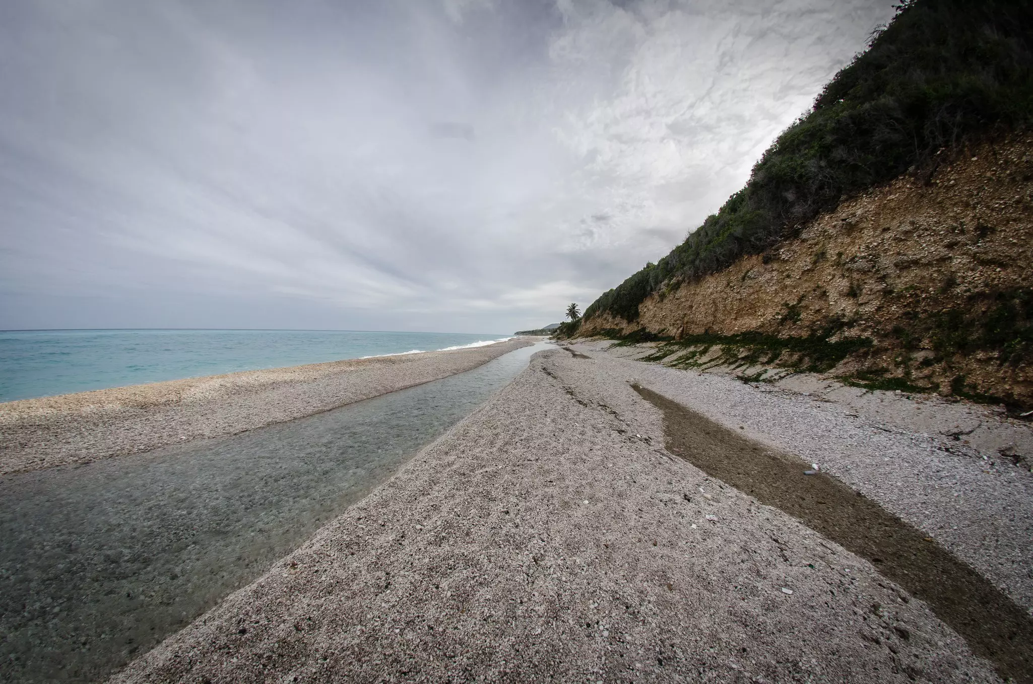 Playa los Patos (Ducks beach) in the province of Barahona in the Dominican Republic offers hiking opportunities