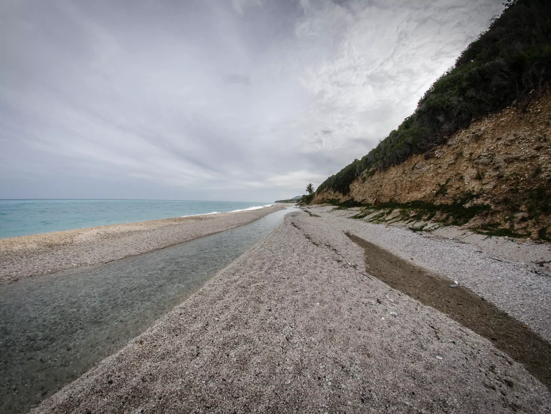 Playa los Patos (Ducks beach) in the province of Barahona in the Dominican Republic offers hiking opportunities