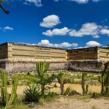 Archaeological site at Mitla.