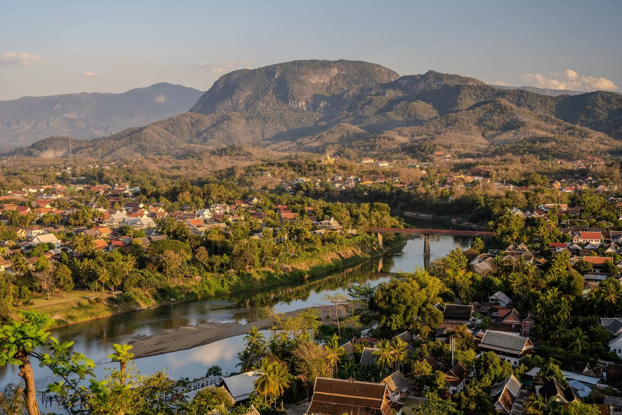 Luang Praband at dusk, Laos. 