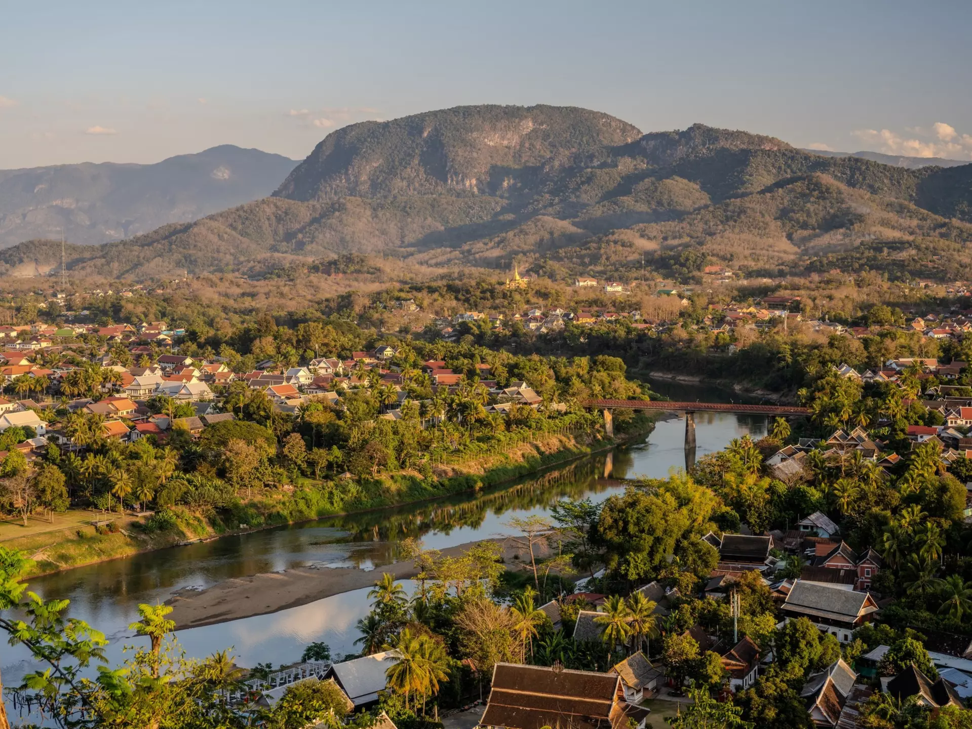 Luang Praband at dusk, Laos. 