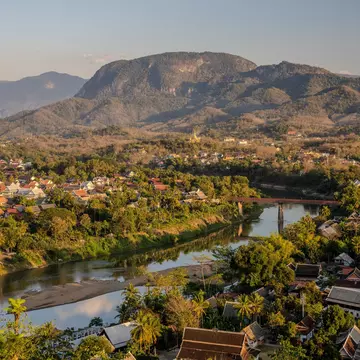 Luang Praband at dusk, Laos. 