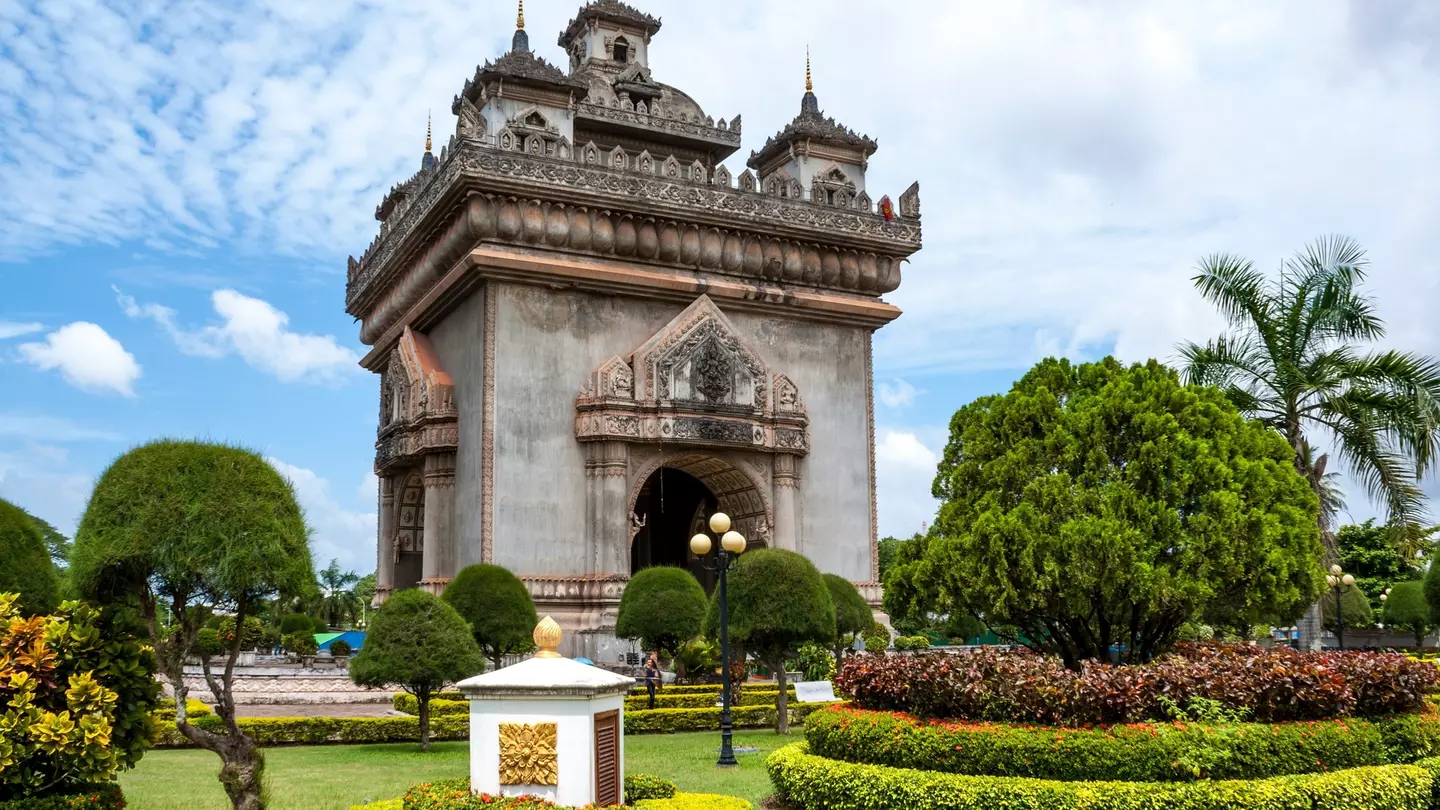 The Patuxai (Victory Gate) monument