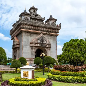 The Patuxai (Victory Gate) monument