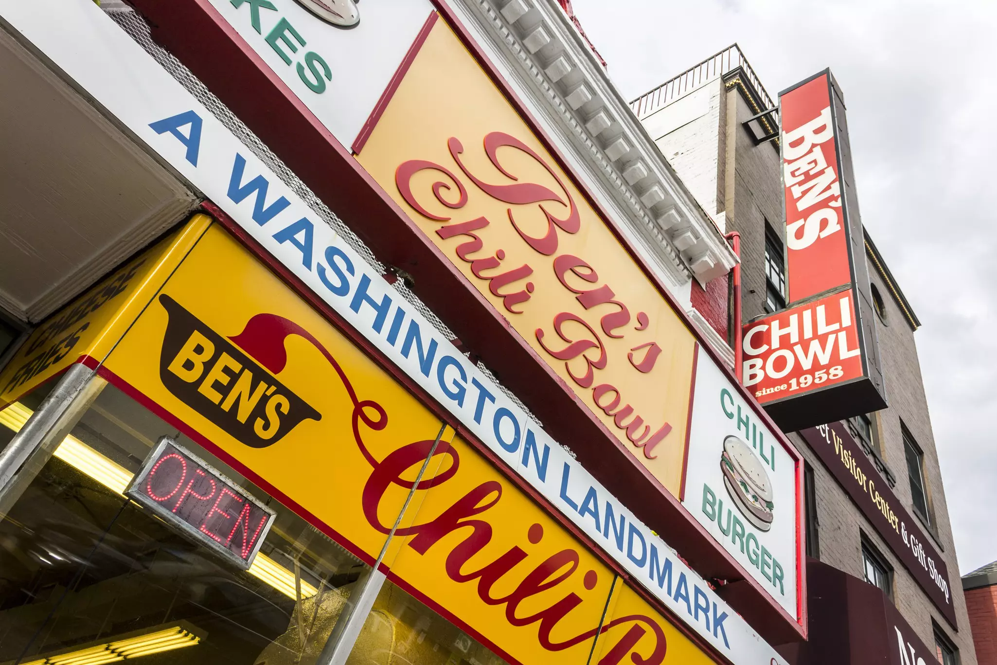 Ben’s Chili Bowl is landmark restaurant on U St – and a favorite of local celebrities © Joaquin Ossorio-Castillo / Getty Images
