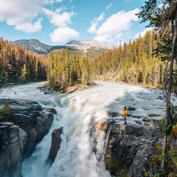 The majesty of Sunwapta Falls is worth a stop along the Icefields Parkway © Francesco Riccardo Iacomino / Getty Images