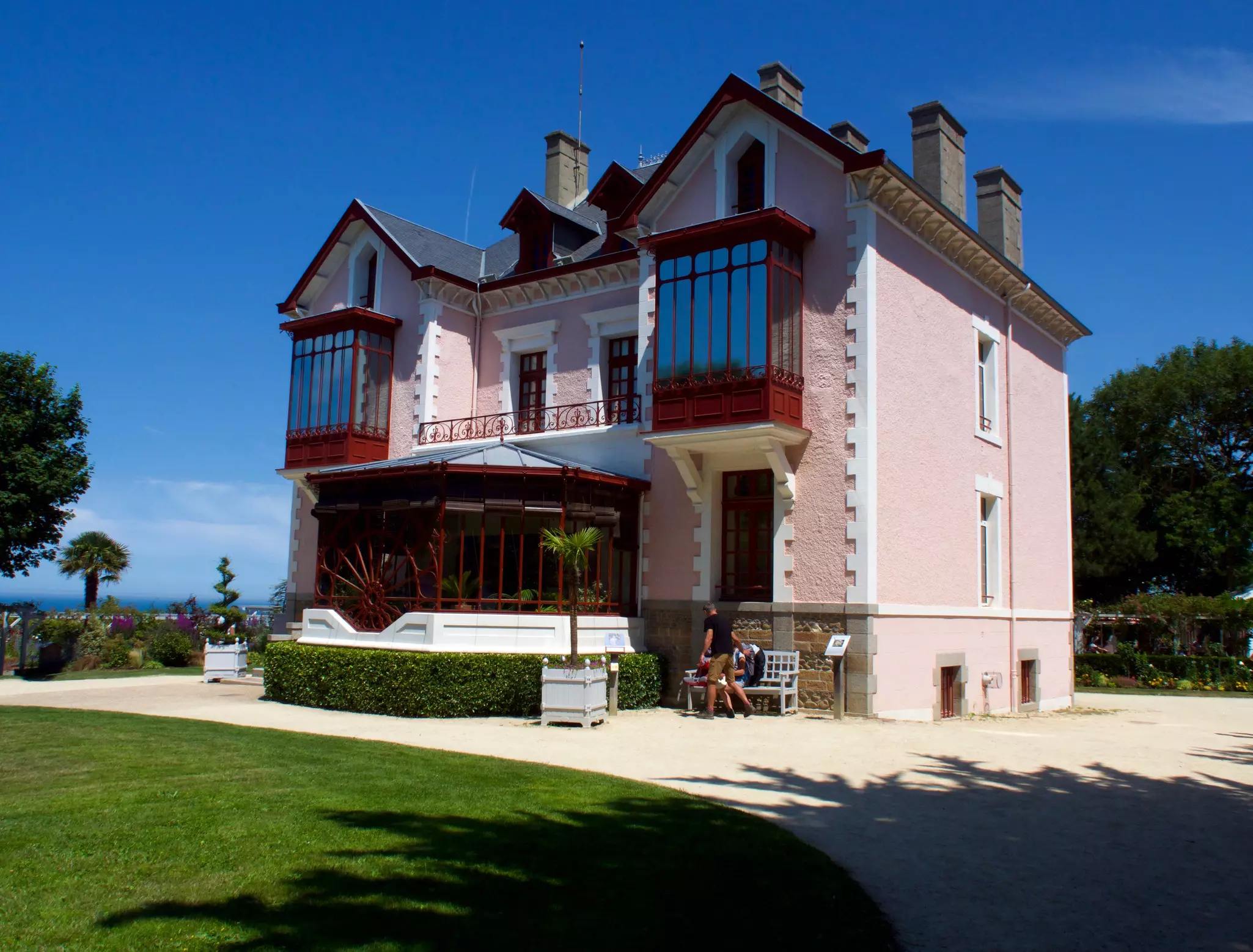 The Christian Dior museum, Famous designer in the world . Granville, France.