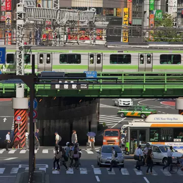 The Yamonte Line (above) is a good port of call for first time travellers to Japan. B.S.P.I. / Getty Images