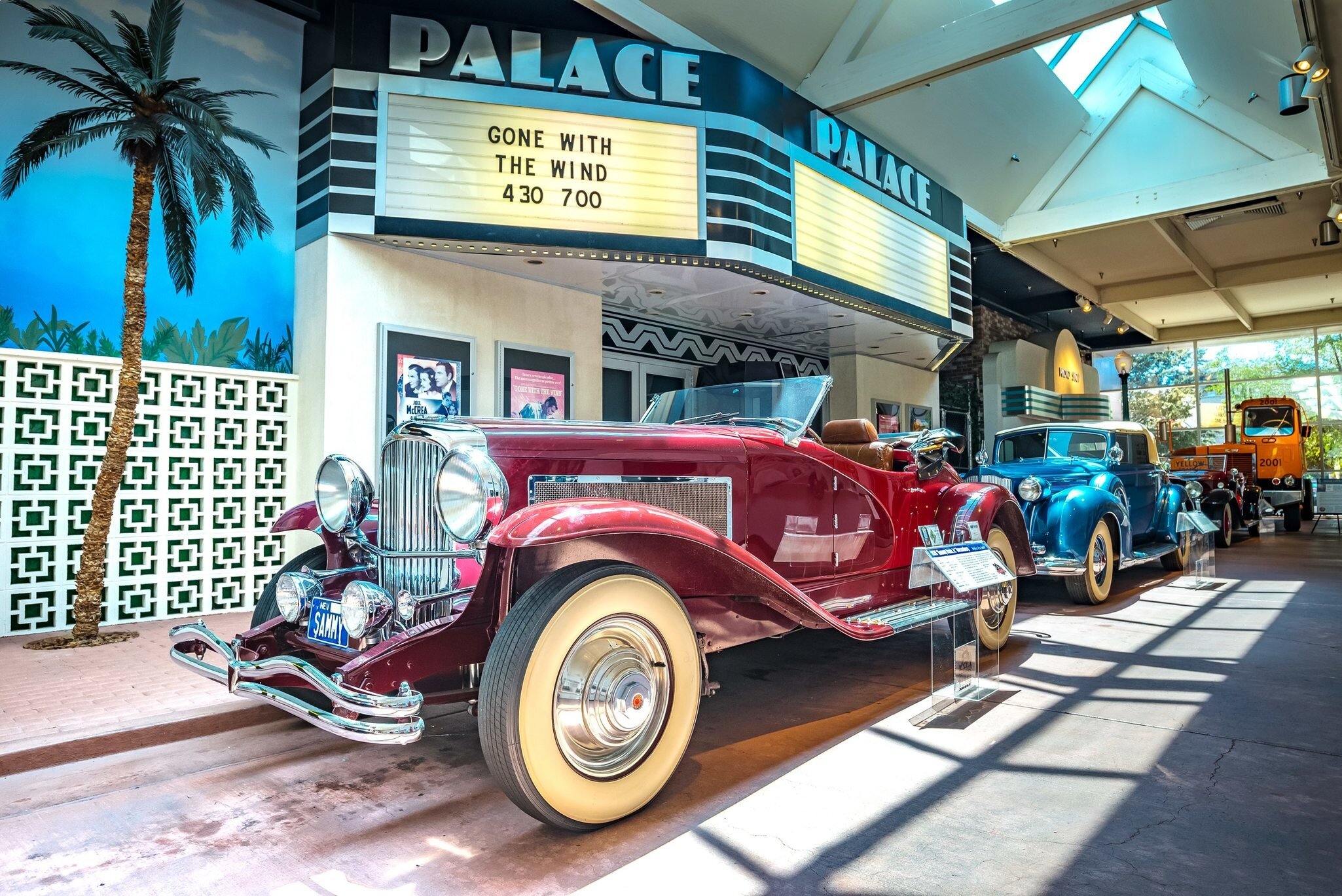 Reno, Nevada - July 18, 2016: Vintage cars in the National Automobile Museum, Reno, Nevada, USA.
