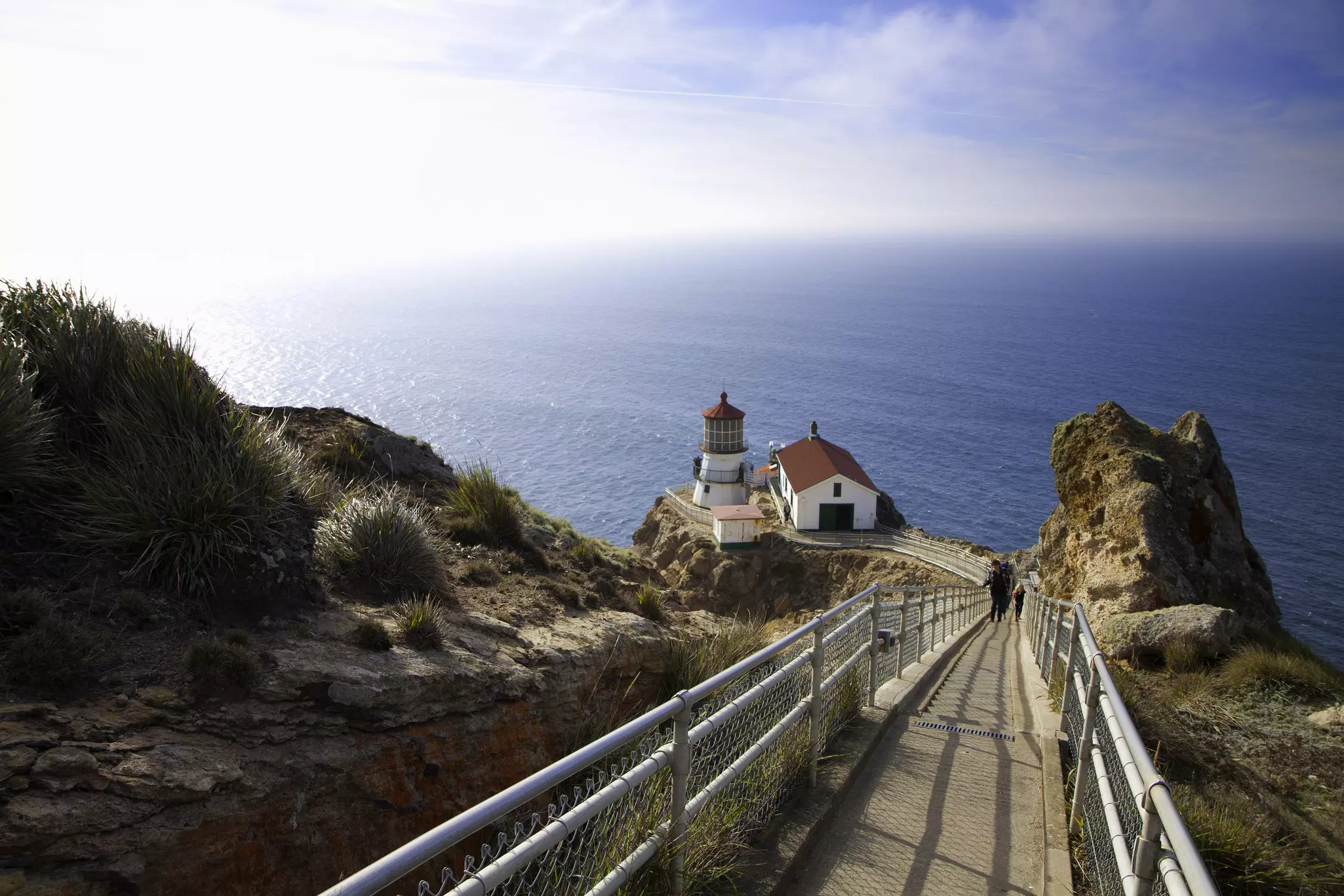 500px Photo ID: 55225884 - A fogless view of the Point Reyes Lighthouse. Shortly after this shot was taken the fog rolled in.