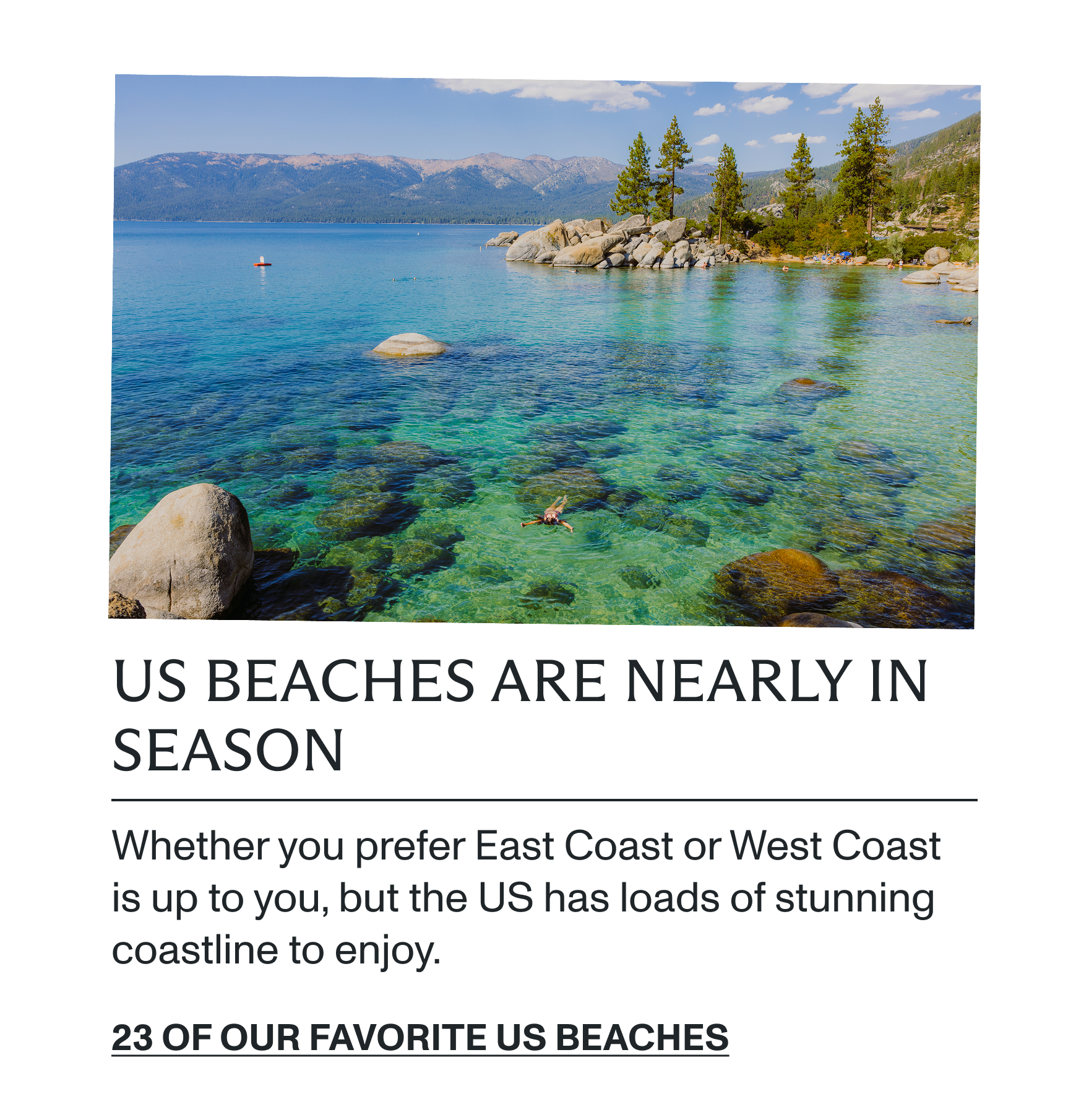 23 of our favorite US beaches