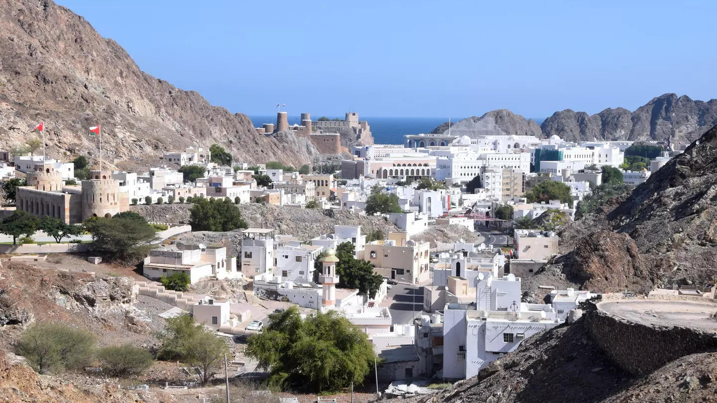 View of old town of Muscat, Oman