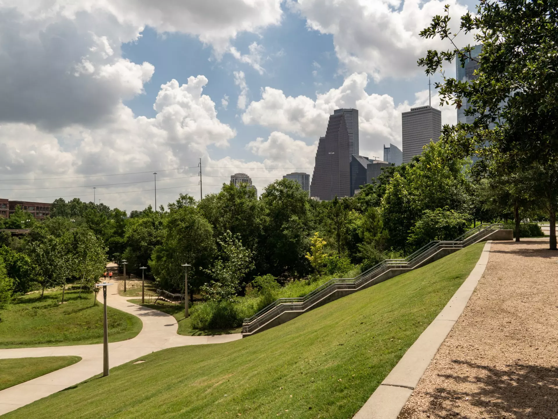 Downtown Houston Skyline - Eleanor Tinsley & Buffalo Bayou Parks