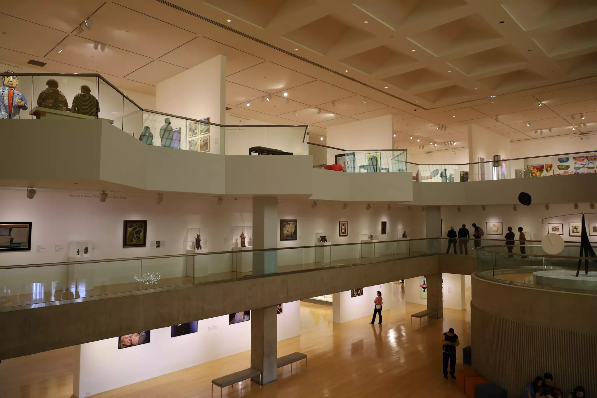 Interior of Palm Springs Art Museum