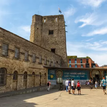 OXFORD, UK - JUNE 11, 2022: Saint George's Tower in Oxford Castle and Prison in Oxford in a summer day, UK, License Type: media, Download Time: 2026-04-23T18:21:25.000Z, User: LP_ZRay, Editorial: true, purchase_order: 65050 - Digital Destinations and Articles, job: Lonely Planet, client: App Content, other: Zayira Ray
