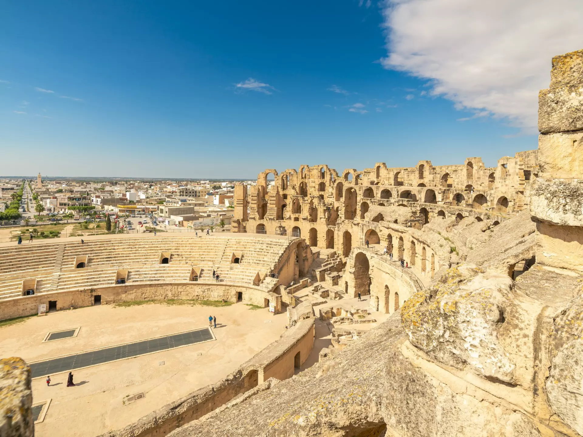 The amphitheater of El Jem, Tunisia. Chiara Salvadori/Getty Images