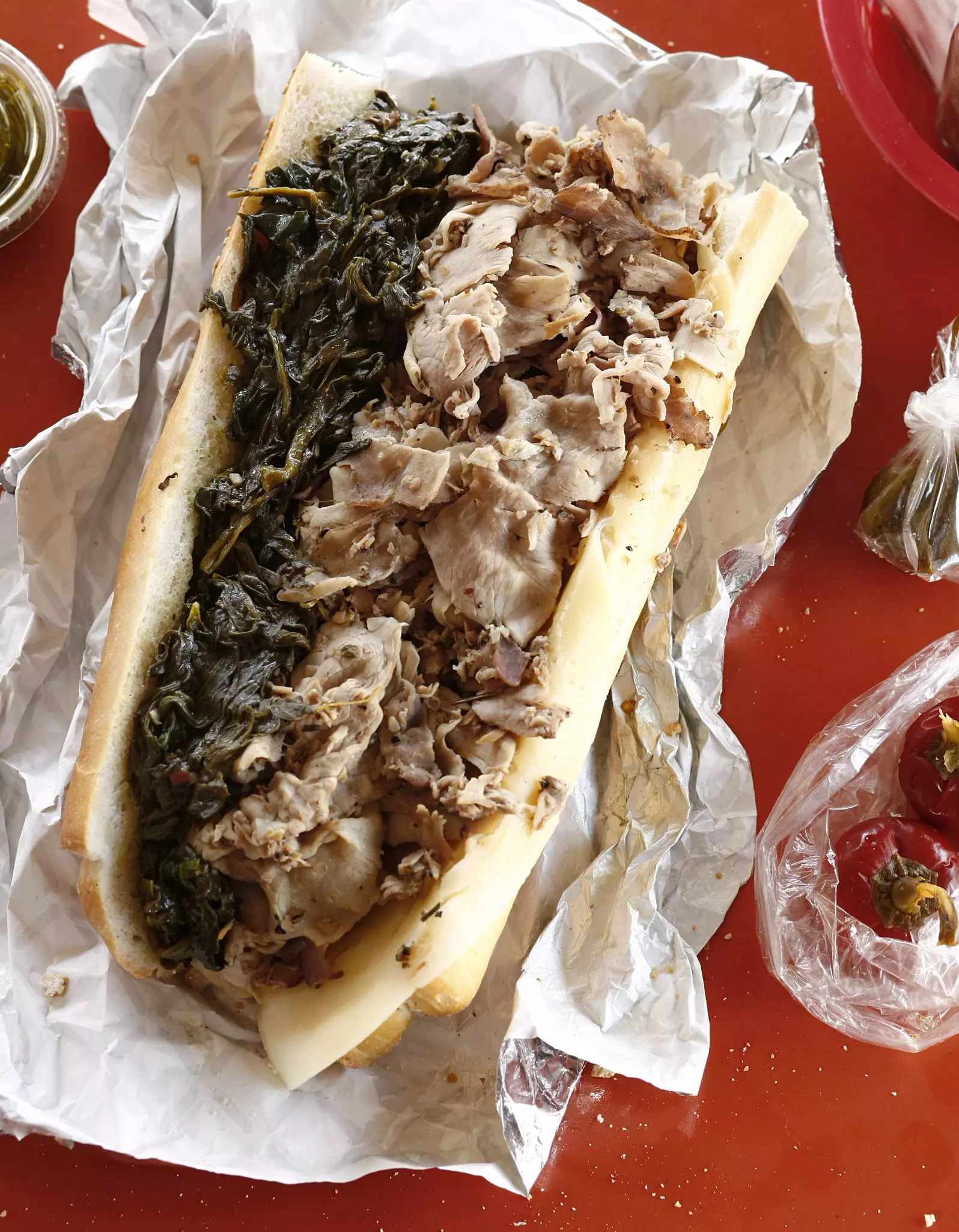 A Philly Cheesesteak from John's Roast Pork