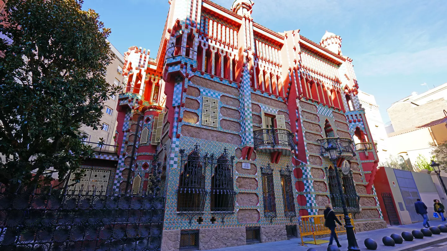 Casa Vicens in Barcelona’s Gràcia neighborhood offers the riot of colors, nature-inspired forms and eclectic inspiration that typify the work of Antoni Gaudí © EQRoy / Shutterstock