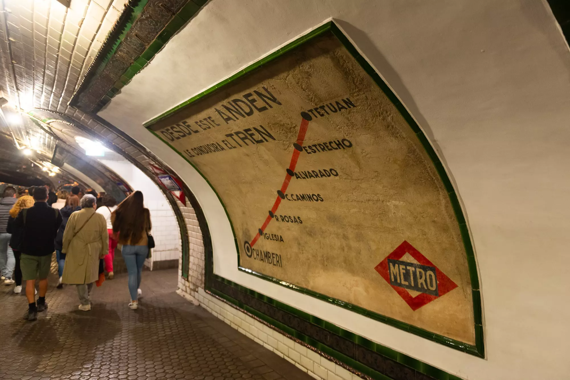 Estación de Chamberí is the long-lost ghost station of Madrid's metro © Austin Bush
