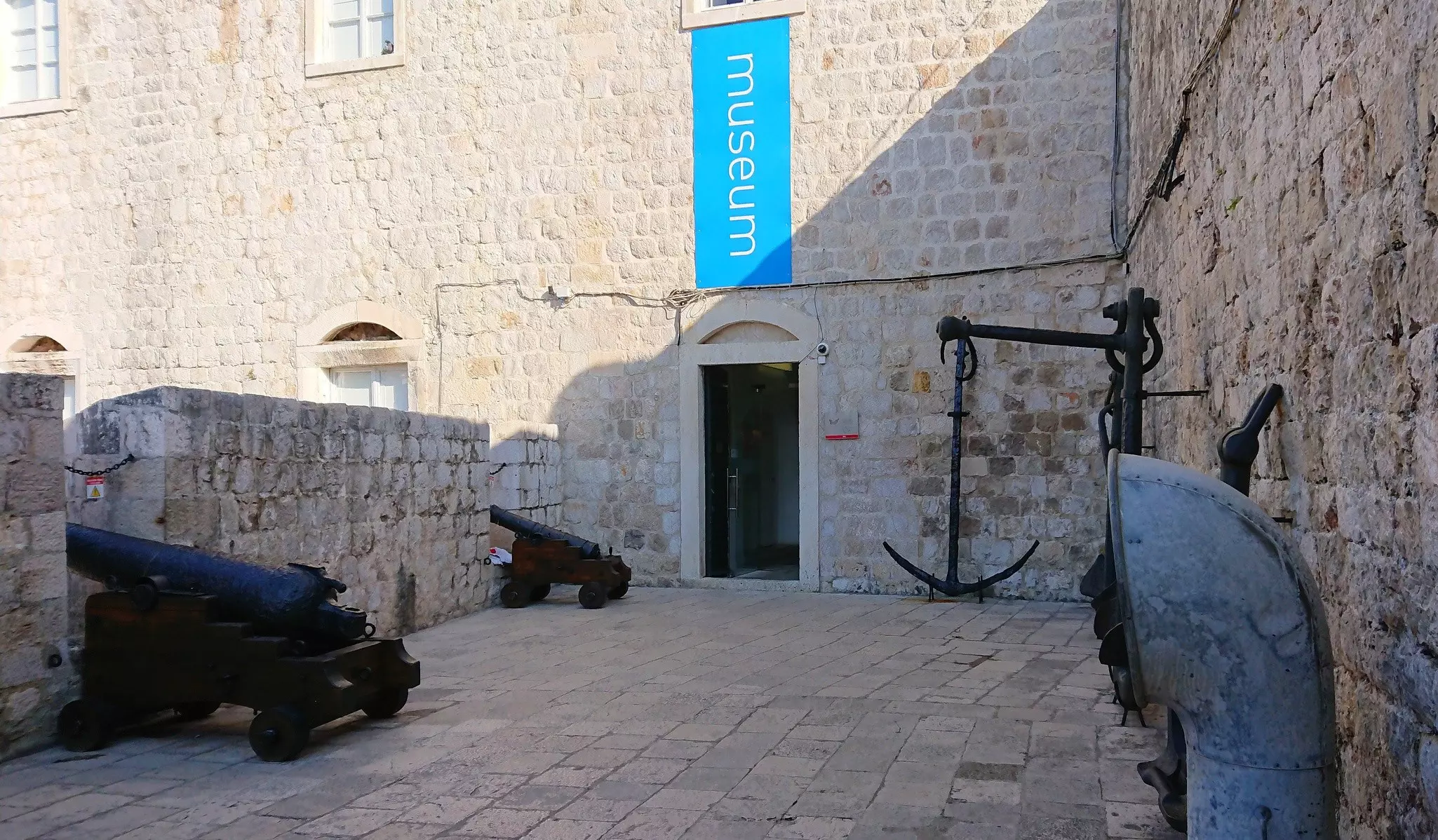 The entrance to the Maritime Museum in St John's Fortress. Vesna Celebic/Lonely Planet