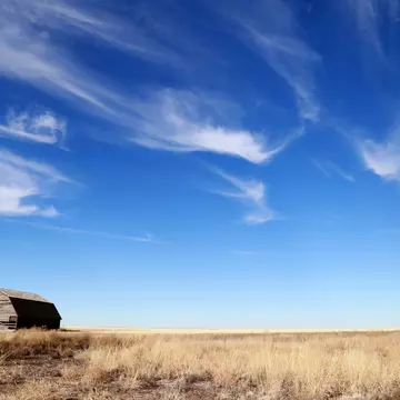 Abandoned barn in west Oklahoma