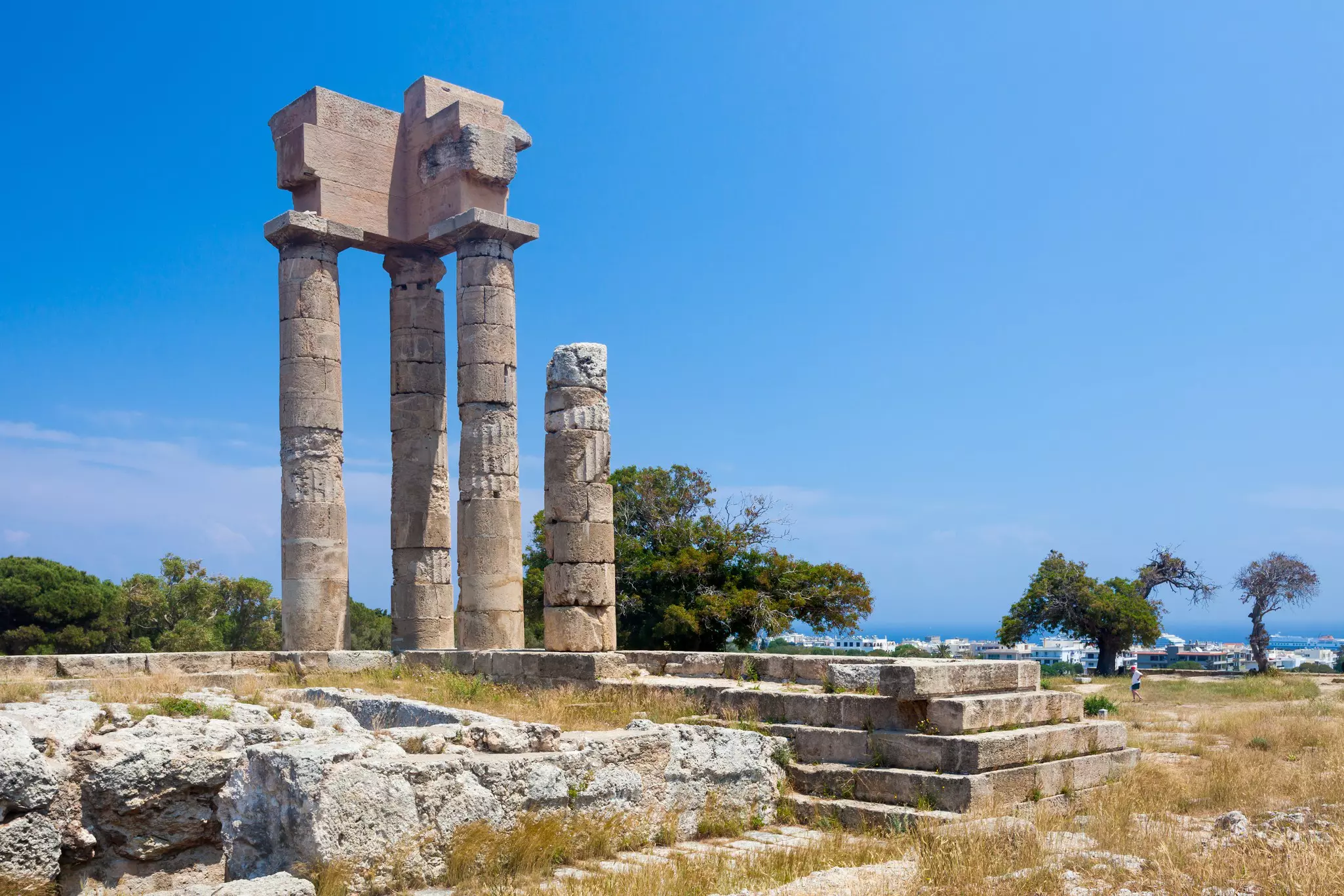 Acropolis of Rhodes at Monte Smith on the Island of Rhodes Greece., License Type: media, Download Time: 2025-09-11T17:23:55.000Z, User: bhealy950, Editorial: false, purchase_order: 65050 - Digital Destinations and Articles, job: Lonely Planet Online Editorial, client: Best things to do in Rhodes Town, other: Brian Healy