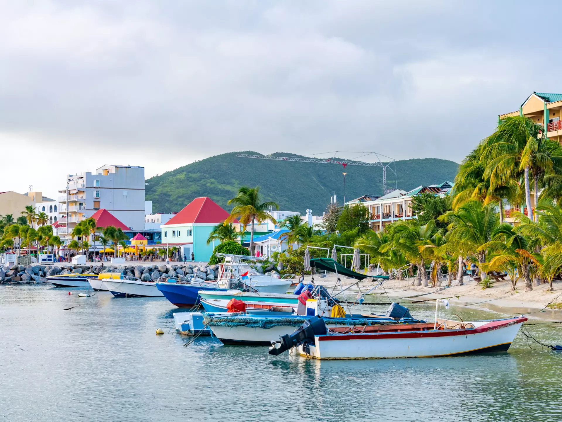 Philipsburg, Sint Maarten, the capital of the Dutch side of the two-nation Caribbean island. Debbie Ann Powell/Shutterstock