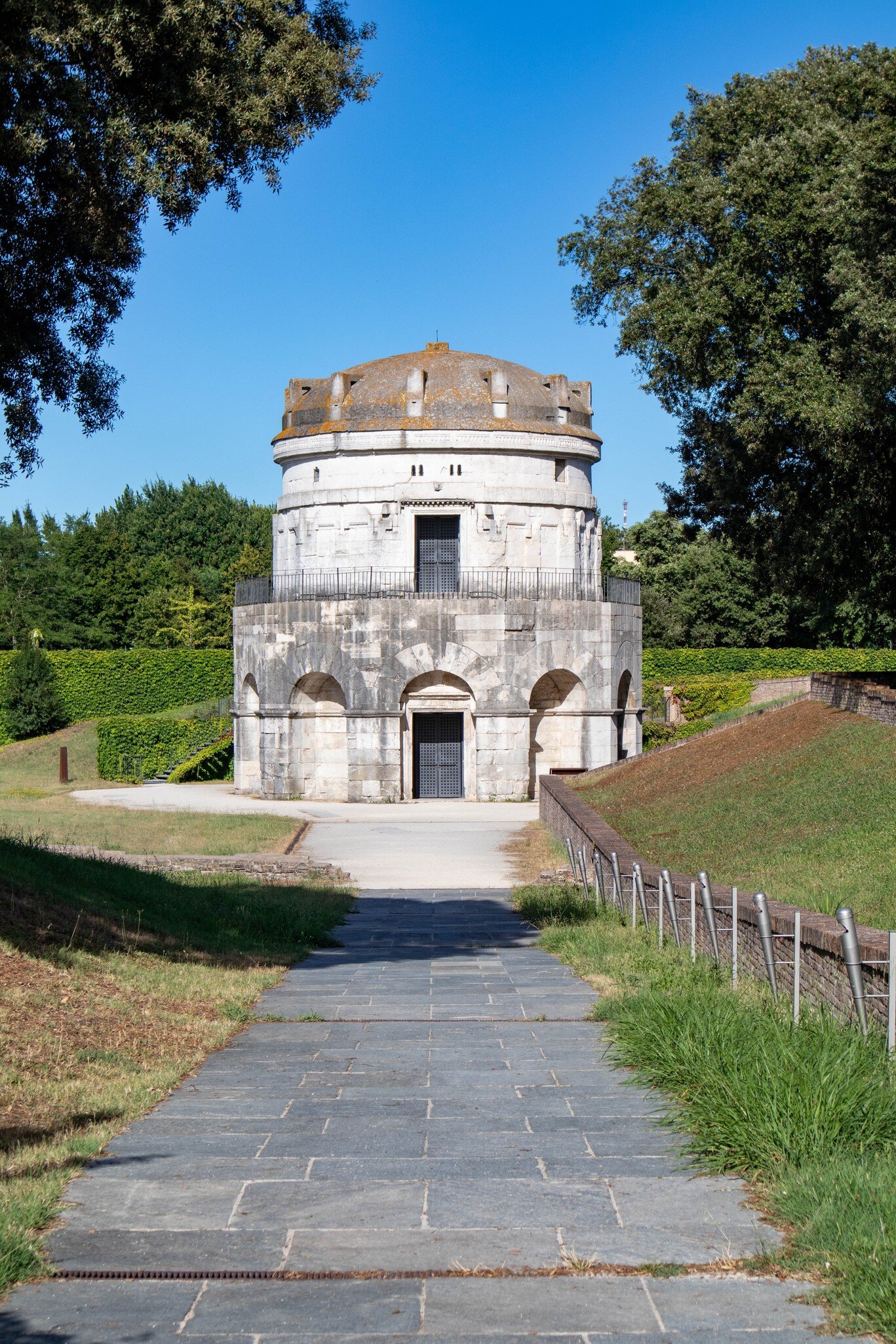 Mausoleum of Theodoric, city of Ravenna, Emilia Romagna.