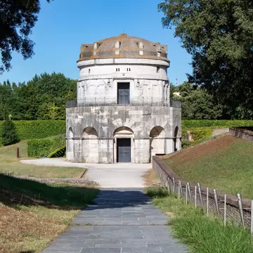Mausoleum of Theodoric, city of Ravenna, Emilia Romagna.