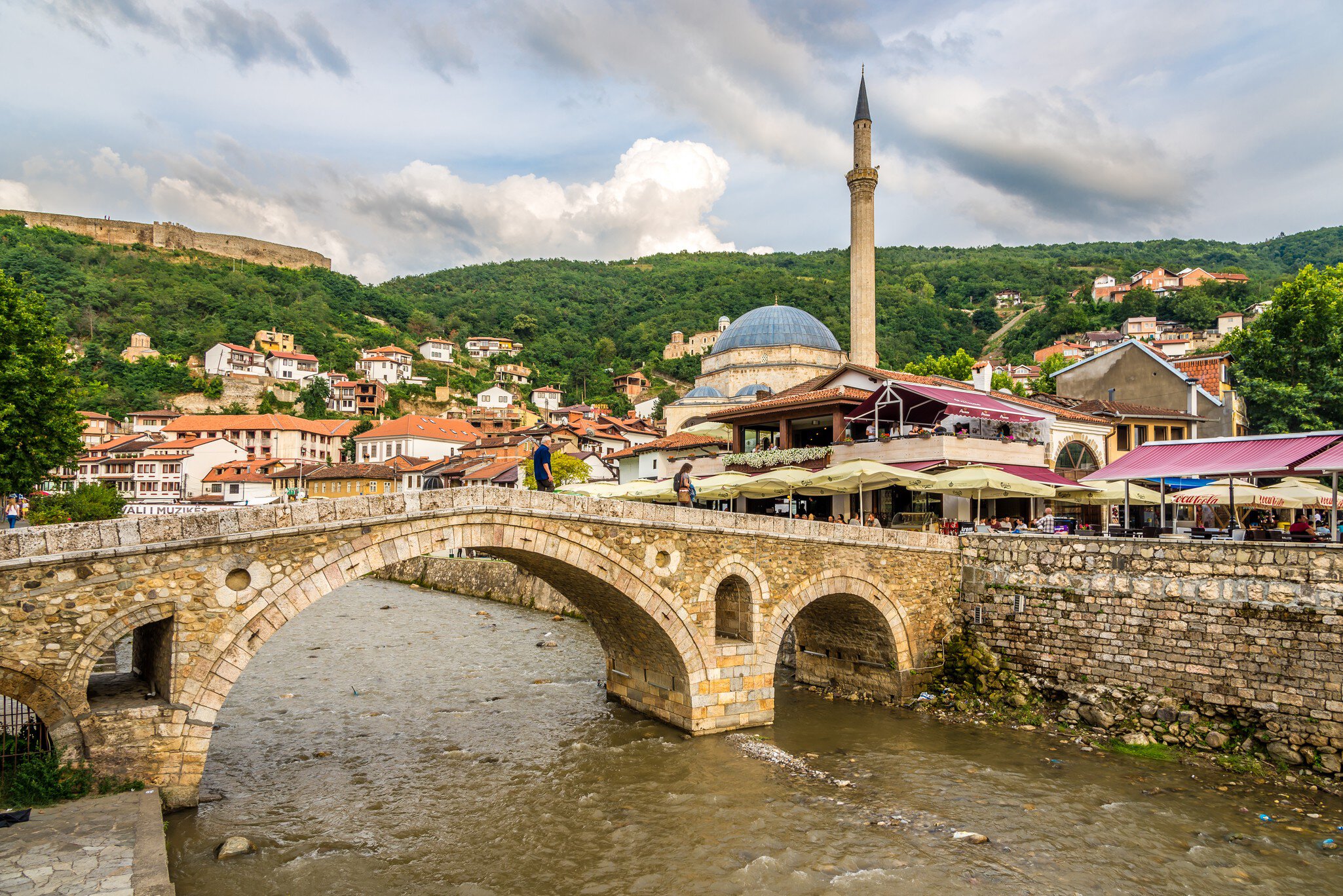 PRIZREN, KOSOVO - JULY 27,2014 - Evening view at the old stone bridge in Prizren. Prizren is a historic city located in Kosovo.; Shutterstock ID 209970184; Your name (First / Last): Josh Vogel; Project no. or GL code: 56530; Network activity no. or Cost Centre:  Online-Design; Product or Project: 65050/7529/Josh Vogel/LP.com Destination Galleries
Evening view at the old stone bridge in Prizren. Prizren is a historic city located in Kosovo.
bistrica, bridge, building, europe, hiking, history, kosovo, mosque, pasha, prizren, religion, river, sinan, stone, traveling