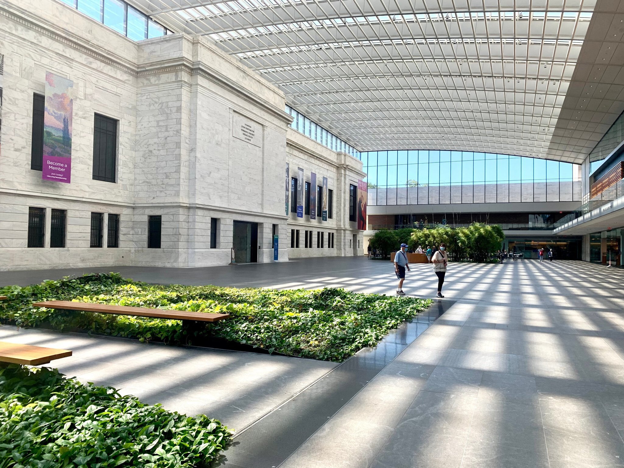 Interior of the Cleveland Museum of Art.