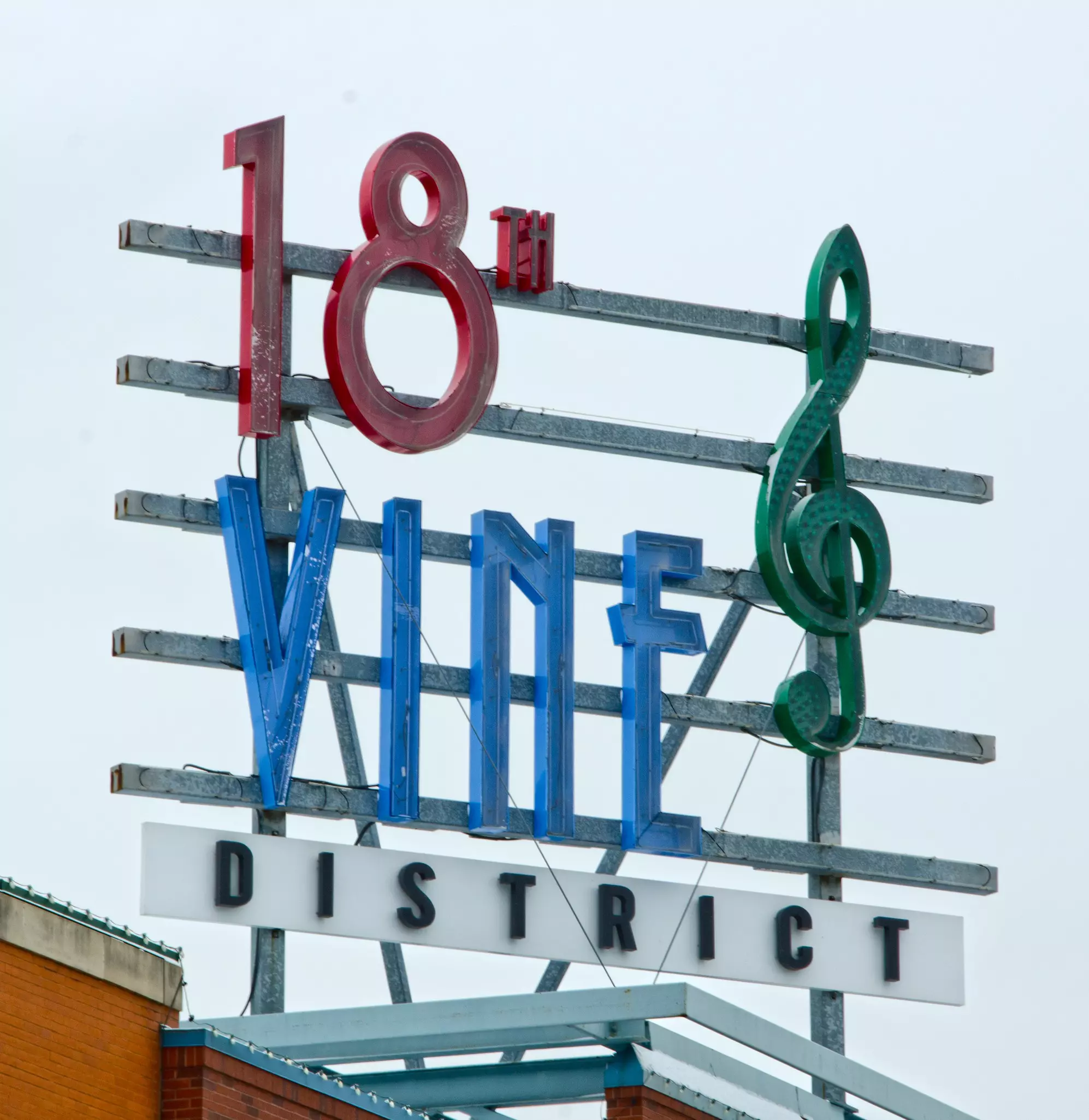 18th and Vine, Kansas City, Missouri's Jazz District.